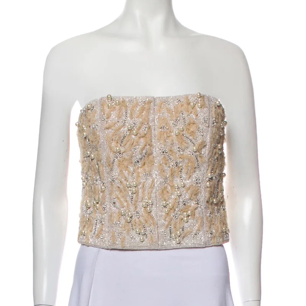 COPY - Alice + Olivia Silk Crop Top NWT